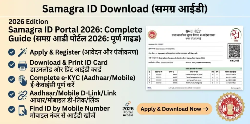 Samagra ID Download